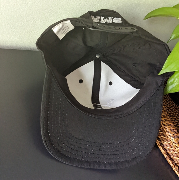 Vintage CAMEL Cigarettes Snapback Baseball Hat Cap Black Logo & Spellout Back - Picture 6 of 7